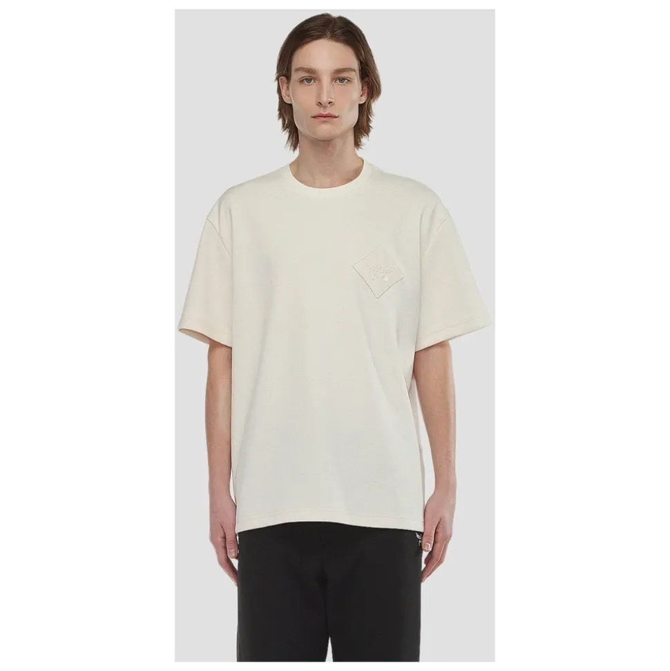 Camiseta Bouclé con parche de logo