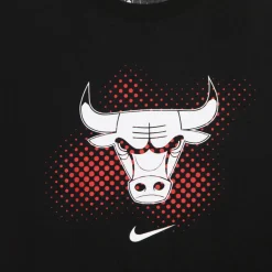Camiseta Chicago Bulls Logo Negra