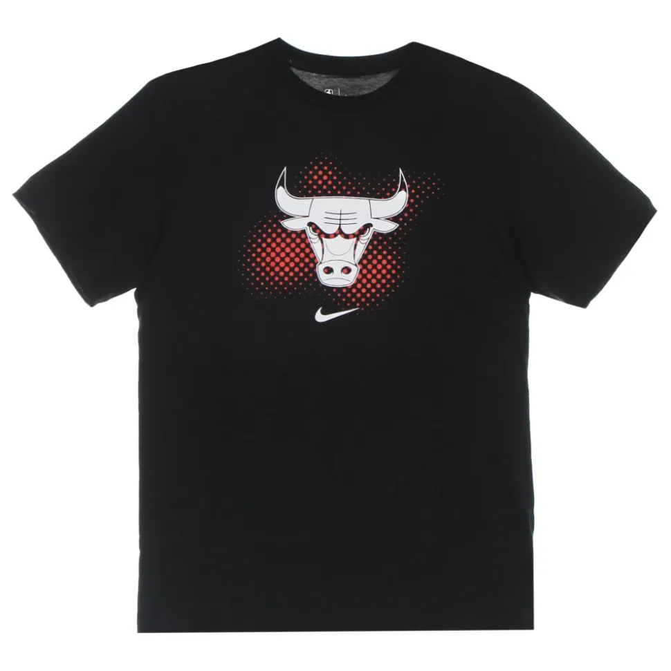 Camiseta Chicago Bulls Logo Negra