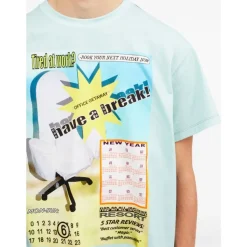 Camiseta con anuncio de teléfono