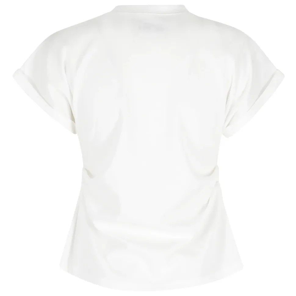 Camiseta con detalle de abertura