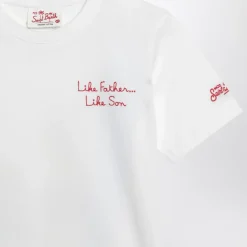 Camiseta con estampado delantero y trasero