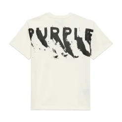 Camiseta con Estampado de Marca Pintada