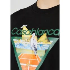 Camiseta con Estampado Gráfico Tennis Club