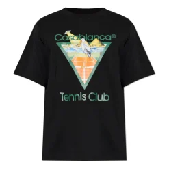 Camiseta con Estampado Gráfico Tennis Club