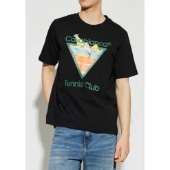 Camiseta con Estampado Gráfico Tennis Club