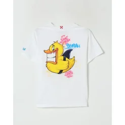 Camiseta con gráfico de tiburón