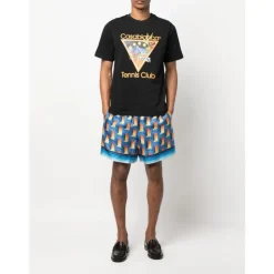 Camiseta con Icono de Club de Tenis