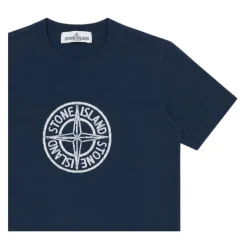 Camiseta con Logo de Cuello Redondo