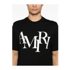 Camiseta con Logo Escalonado