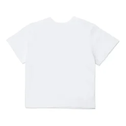 Camiseta con logo floral