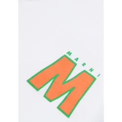 Camiseta con logo y cuello en V