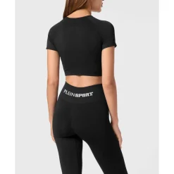 Camiseta Corta Sin Costuras con Cuello en V