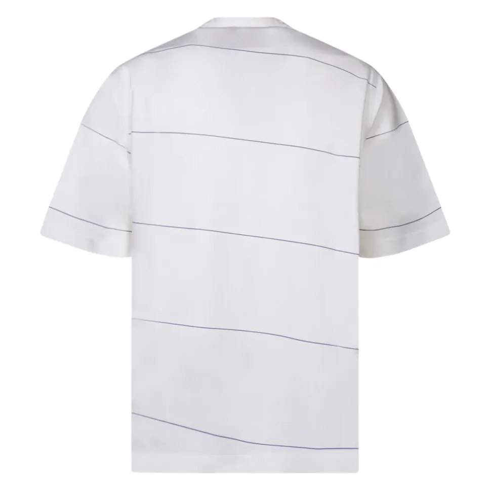Camiseta de algodón a rayas