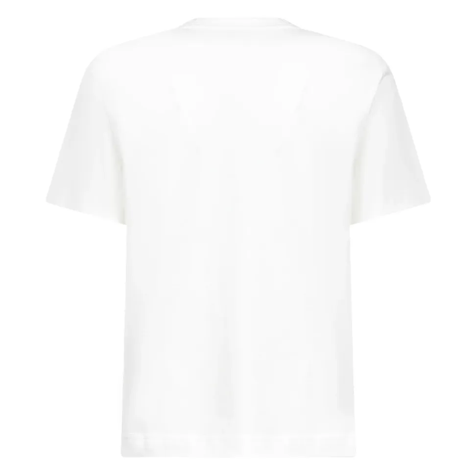 Camiseta de algodón bordada