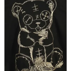 Camiseta de algodón bordada