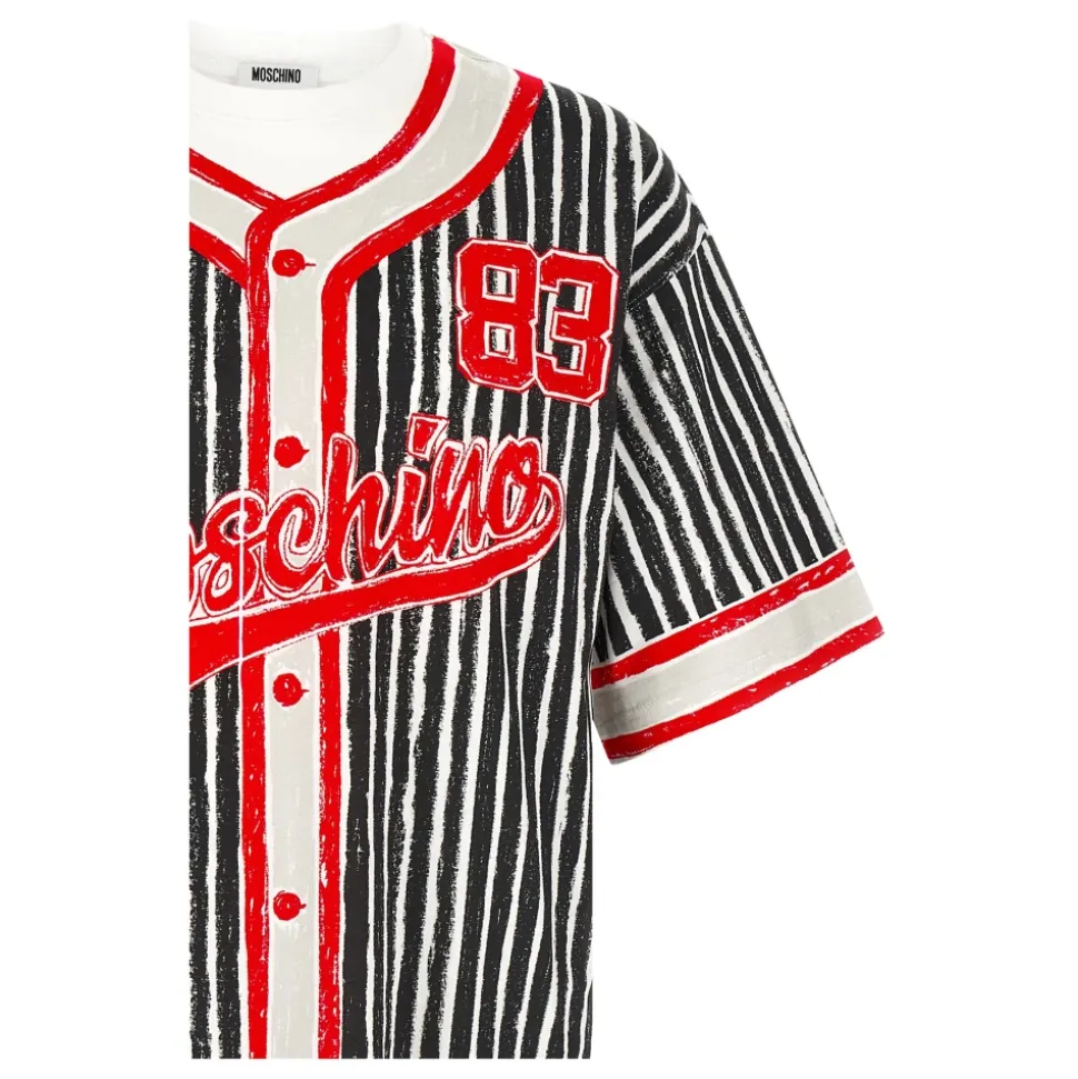 Camiseta de algodón con estampado de jersey