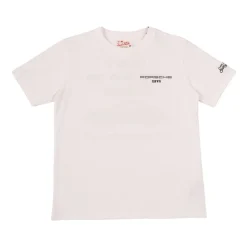 Camiseta de algodón con estampado y bordado