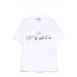 Camiseta de Algodón con Logo