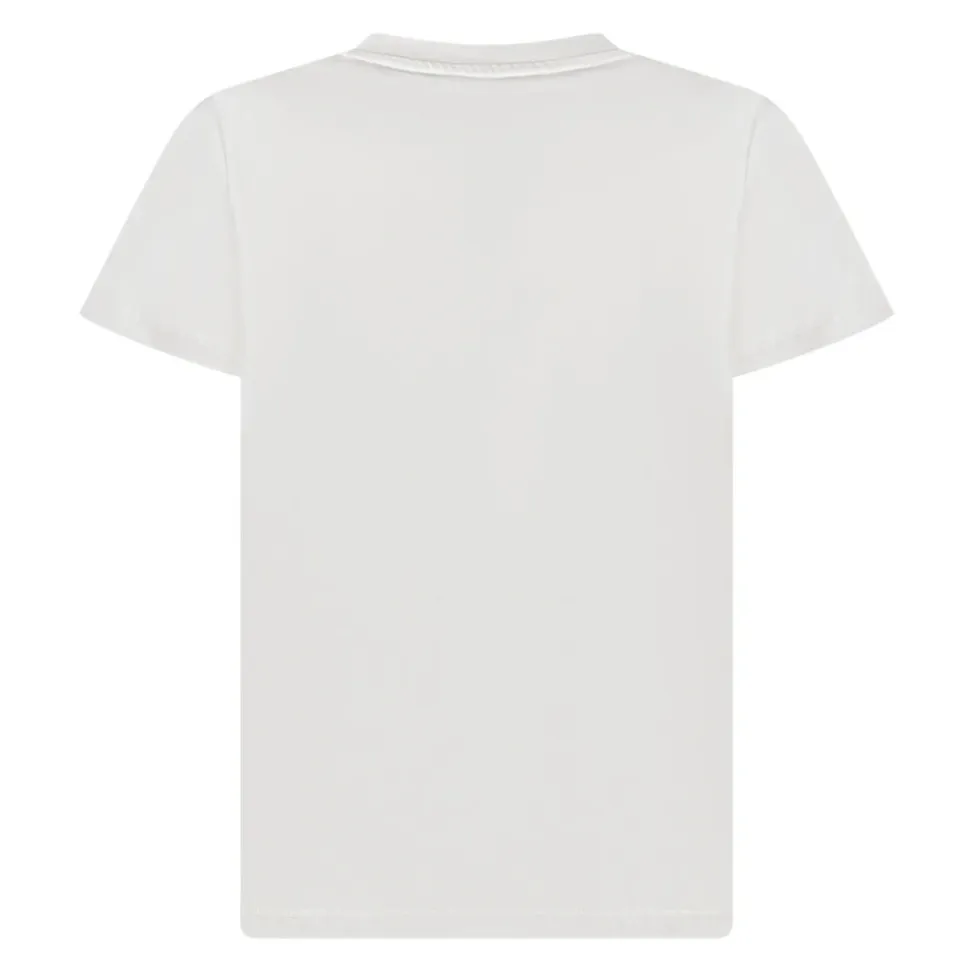 Camiseta de algodón con parche del logo (Paquete de tres)