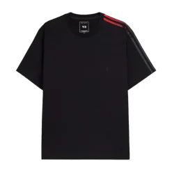 Camiseta de Algodón con Rayas Degradadas