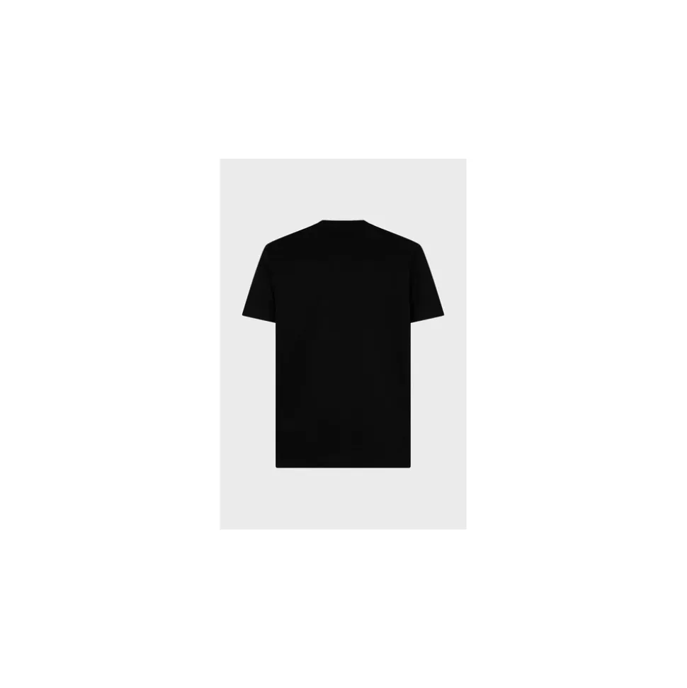 Camiseta de Algodón Negra