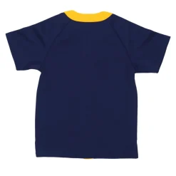 Camiseta de Baloncesto Azul Oscuro/Amarillo