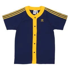 Camiseta de Baloncesto Azul Oscuro/Amarillo
