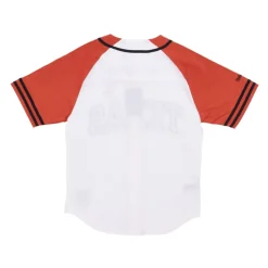 Camiseta de béisbol NCAA blanca con logo de Texas Longhorns