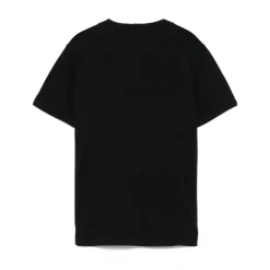 Camiseta de Cuello Redondo Acanalado