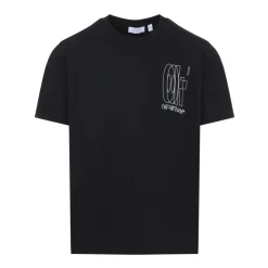 Camiseta de Cuello Redondo con Logo Estampado
