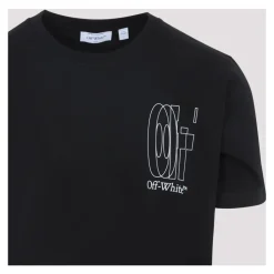 Camiseta de Cuello Redondo con Logo Estampado