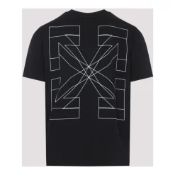 Camiseta de Cuello Redondo con Logo Estampado
