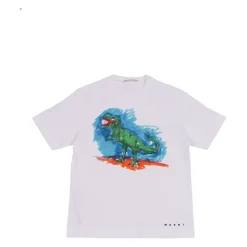 Camiseta de cuello redondo con estampado