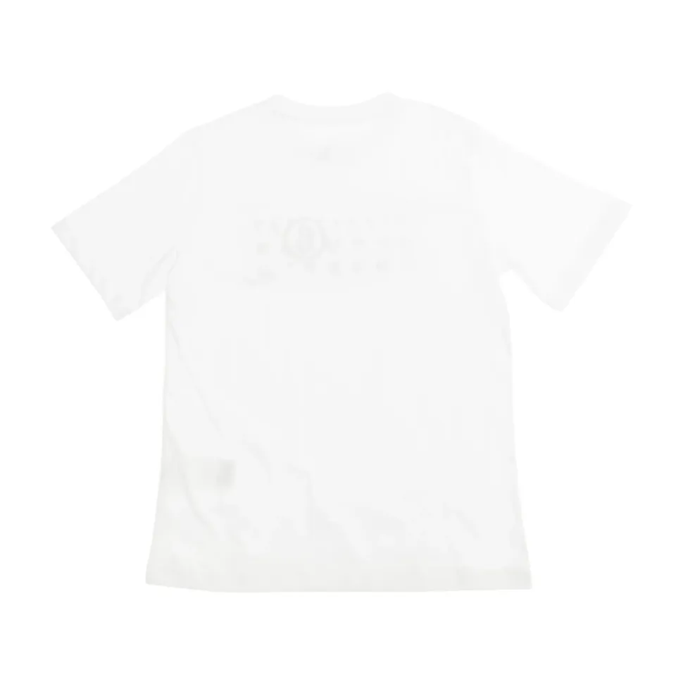 Camiseta de Cuello Redondo con Estampado de Logo