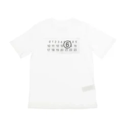 Camiseta de Cuello Redondo con Estampado de Logo