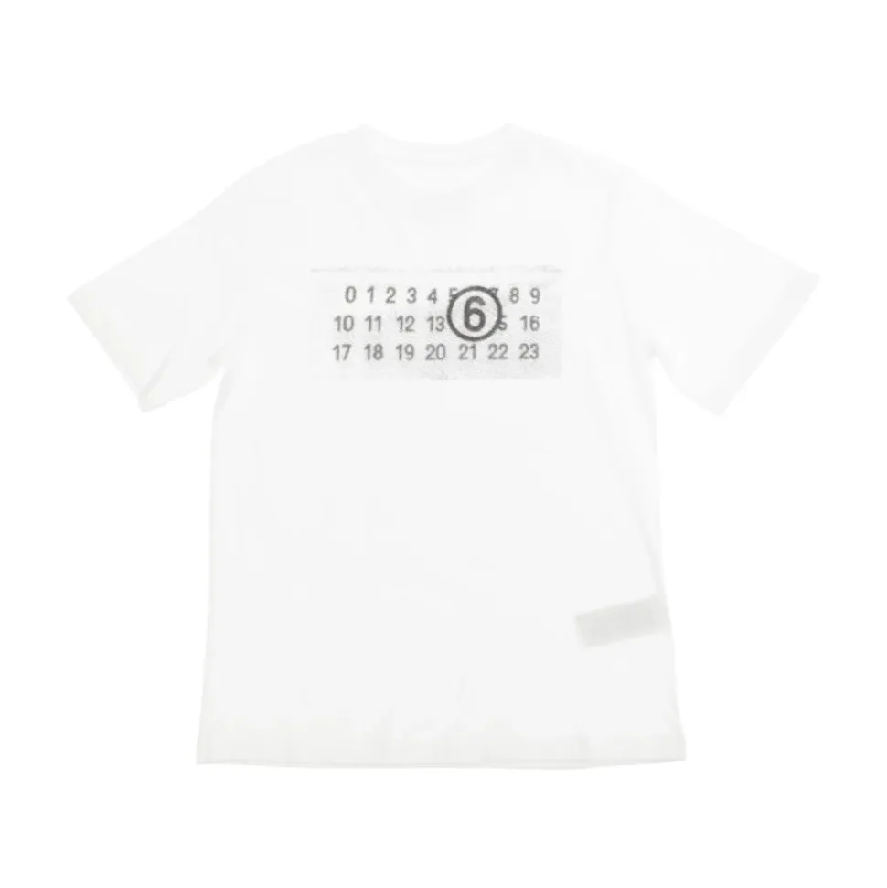 Camiseta de Cuello Redondo con Estampado de Logo