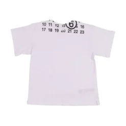 Camiseta de Cuello Redondo con Estampado Numérico