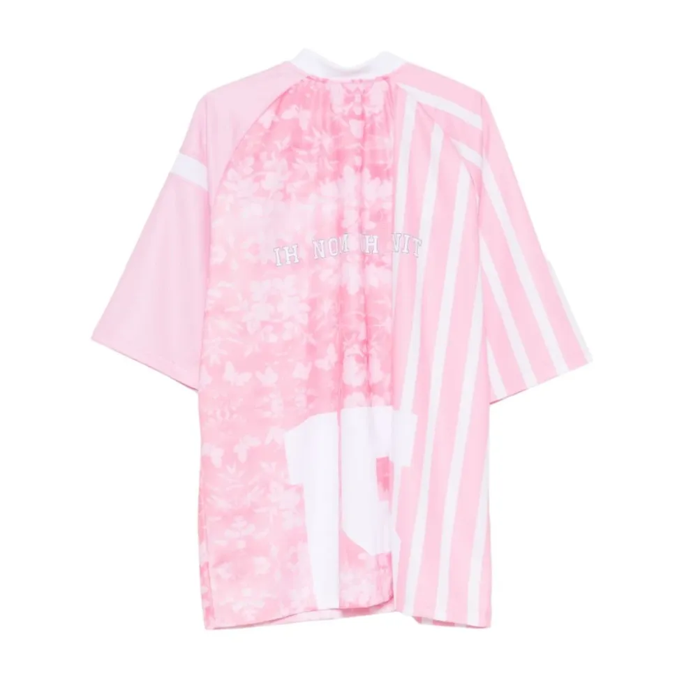 Camiseta de Malla con Cuello en V