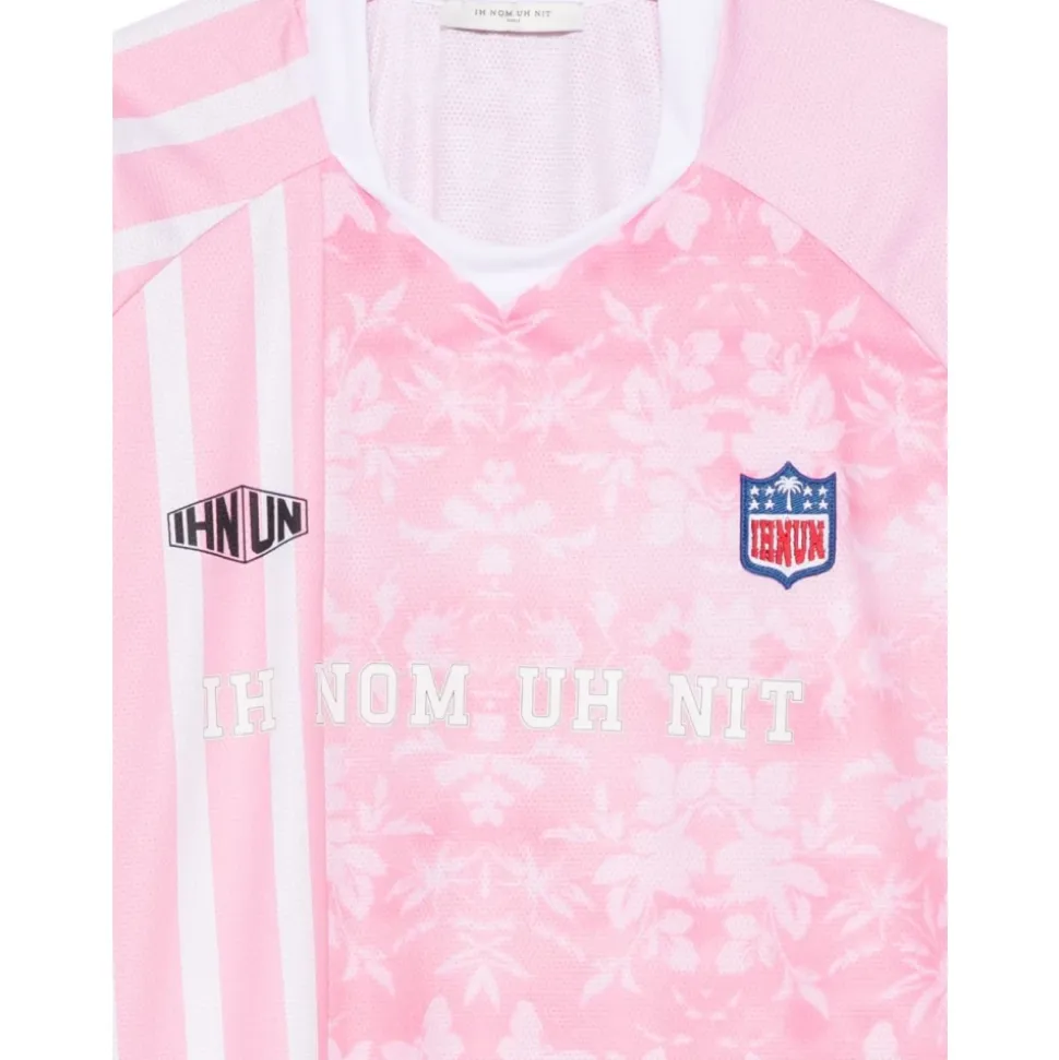 Camiseta de Malla con Cuello en V
