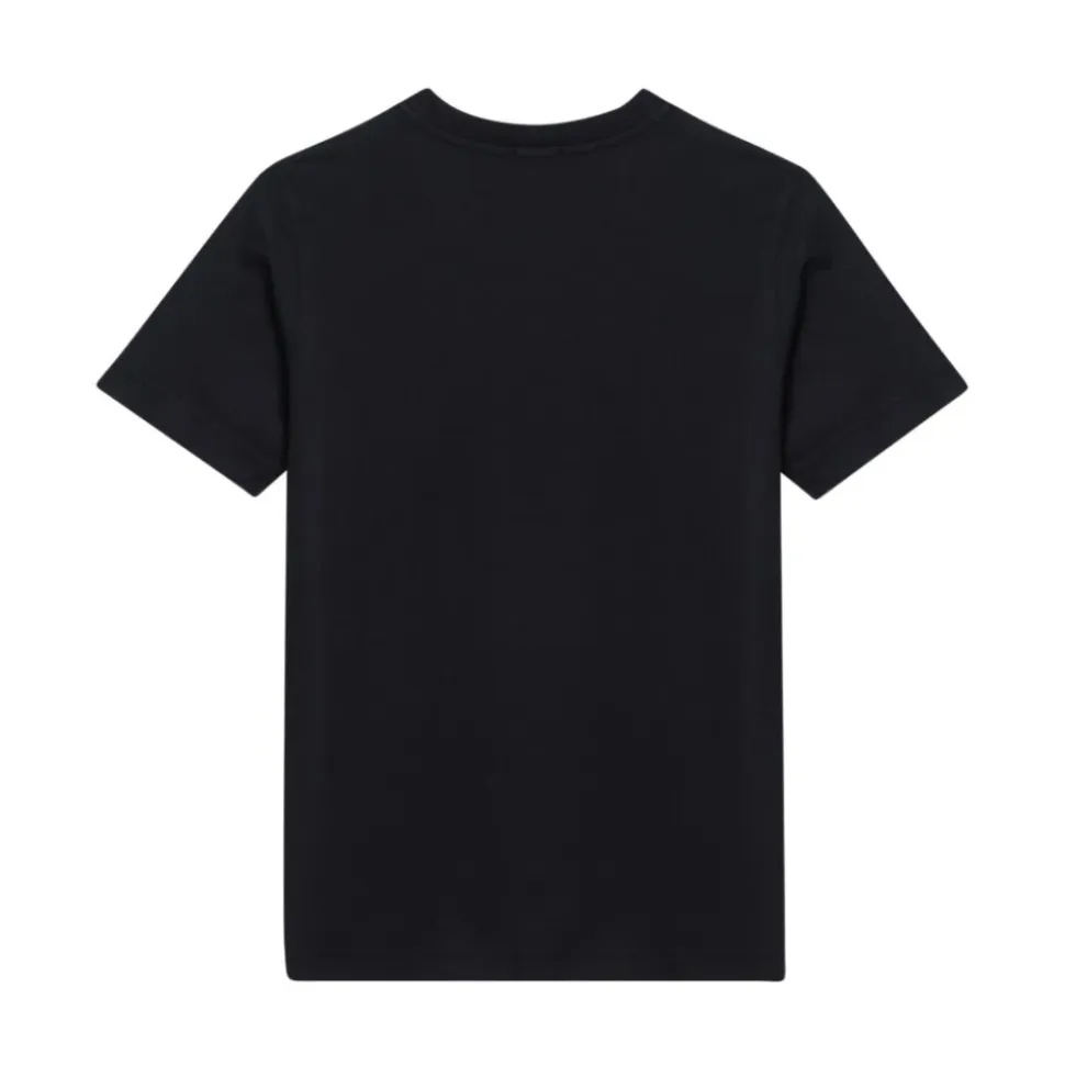 Camiseta de manga corta con parche de brújula