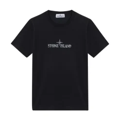 Camiseta de manga corta con parche de brújula