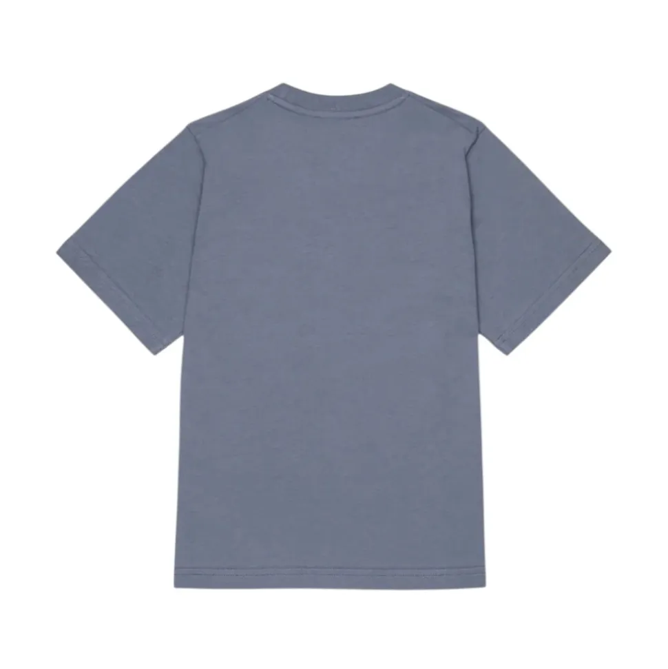 Camiseta de punto con logo flocado