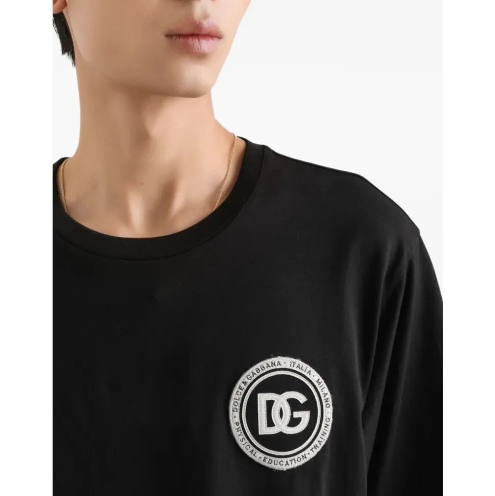 Camiseta de punto con parche