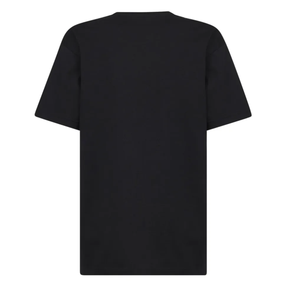 Camiseta de punto de algodón con bordado