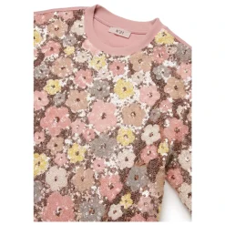 Camiseta Floral con Lentejuelas