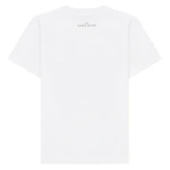 Camiseta Junior de Algodón con Estampado de Logo