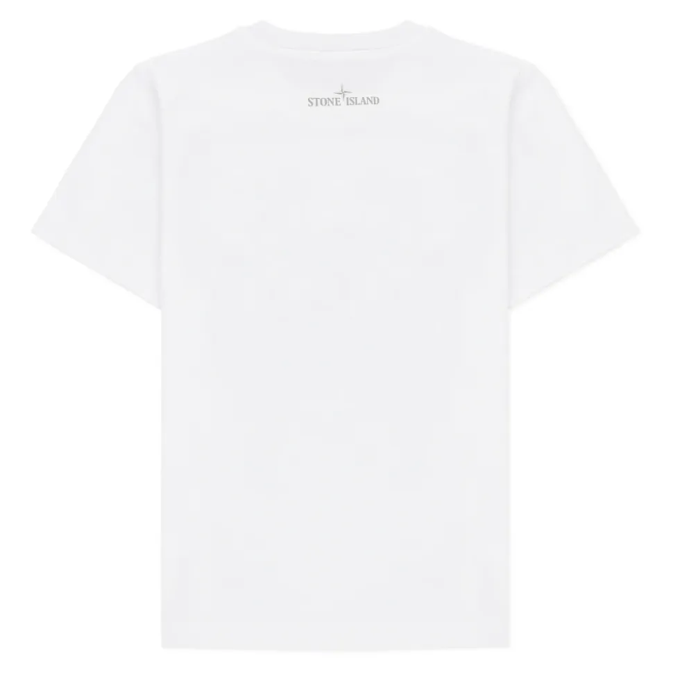 Camiseta Junior de Algodón con Estampado de Logo