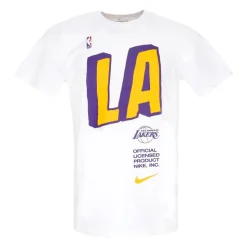 Camiseta Lakers Block Blanca
