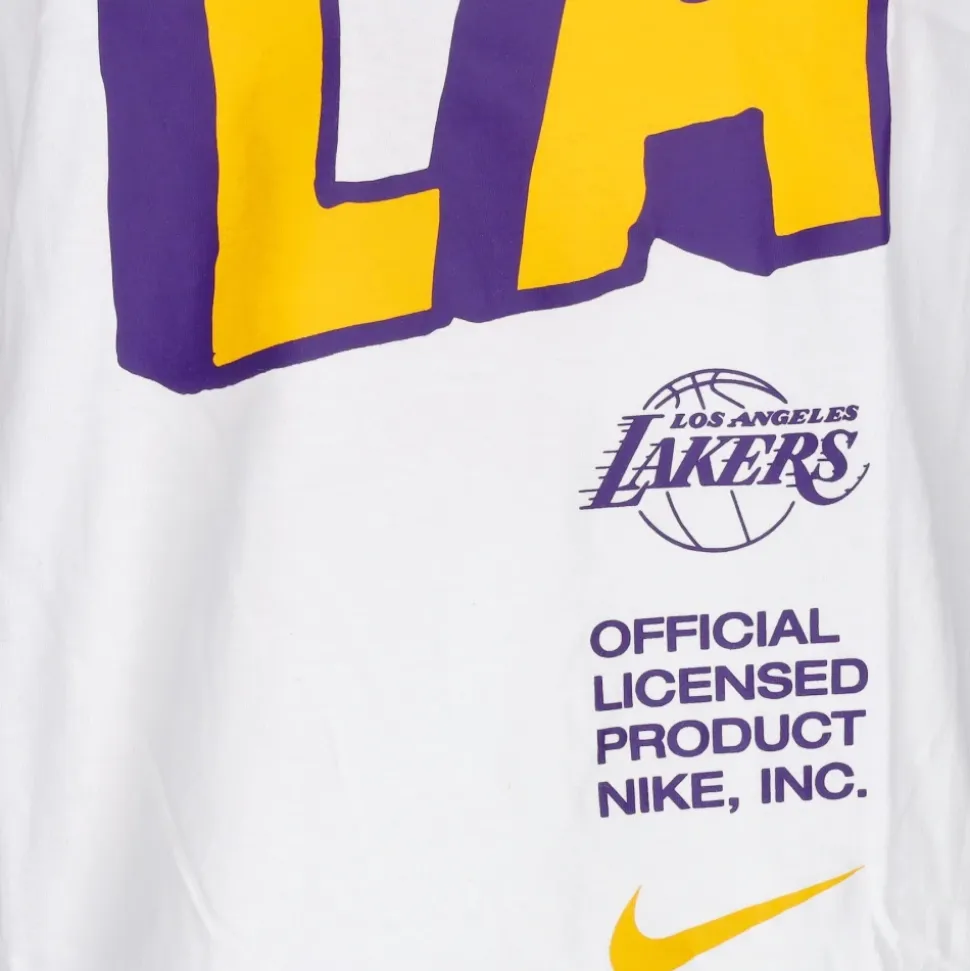 Camiseta Lakers Block Blanca